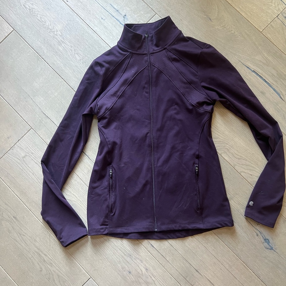 NWOT Women's Purple zip up